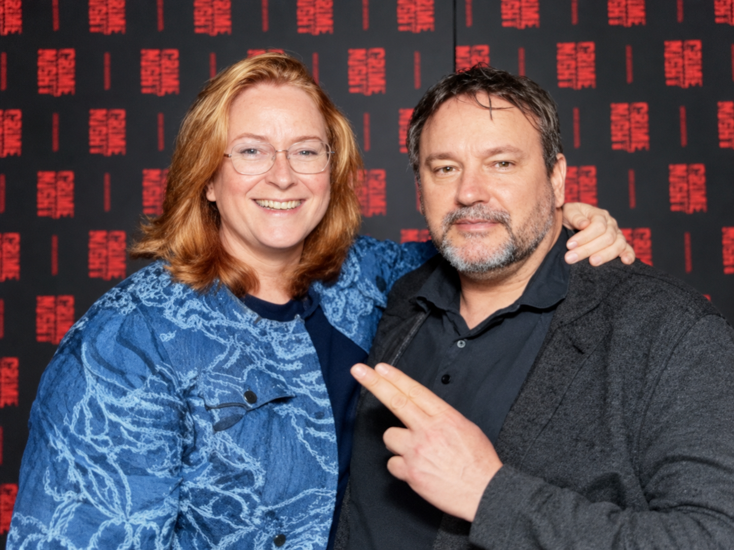 Nancy links en Lieven rechts, de oprichters van KopKen, samen op de foto.